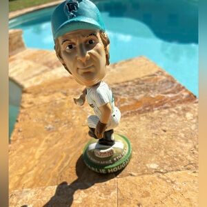 CHARLIE HOUGH BOBBLEHEAD Florida Marlins #49 First Inaugural Pitch Ever